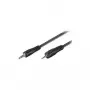 Wentronic Goobay jack-jack savienojuma kabelis, melns, 2 m – 3,5 mm ligzda (3 kontaktu, stereo) > 2,5 mm ligzda (3 kontaktu, stereo) (50459)