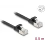 Delock 81162 Ethernet komutācijas kabelis melns