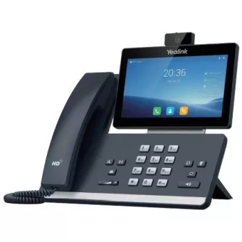 Yealink SIP-T58W IP tālrunis ar CAM50 kameru, 7 collu LCD 1024x600, Bluetooth, Android 9.0, klasiski pelēks