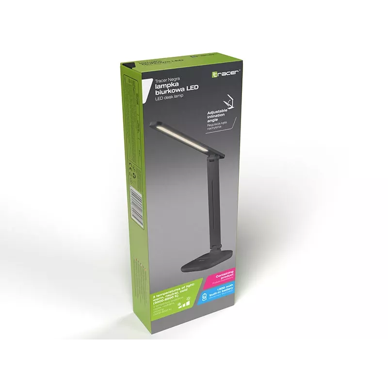 Tracer LED galda lampa Negra melna TRAOSW47185