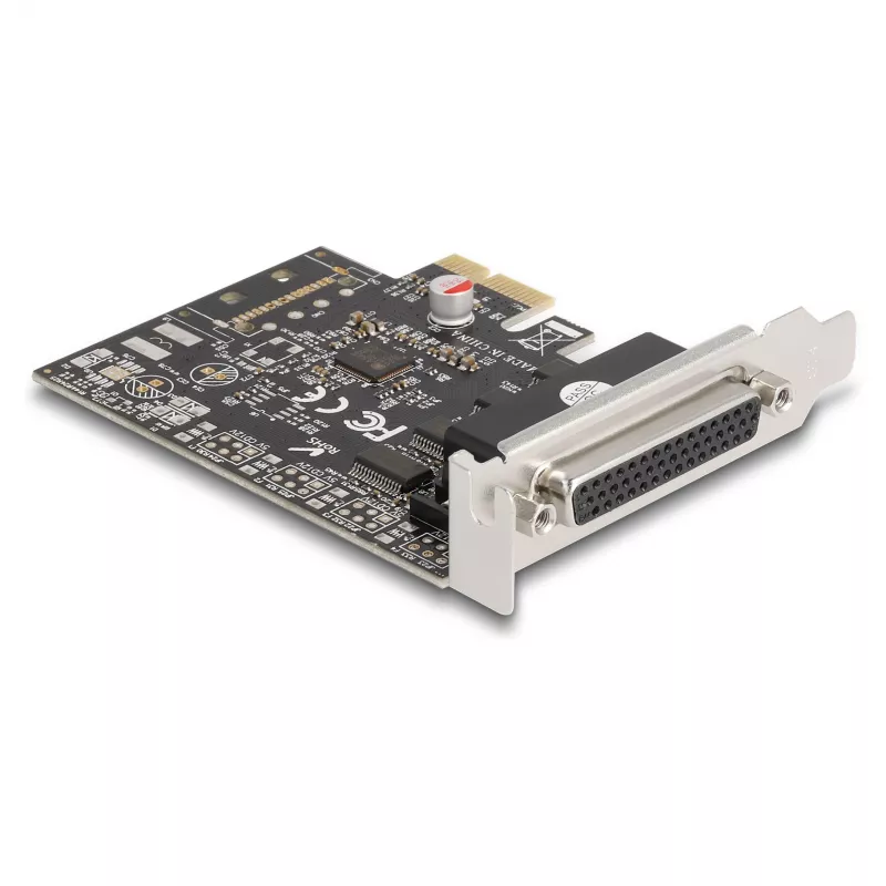 DeLOCK 66324 Iekšējais RS-232 VGA Adapteris PCIe Sievišķā pieslēgvieta Melns