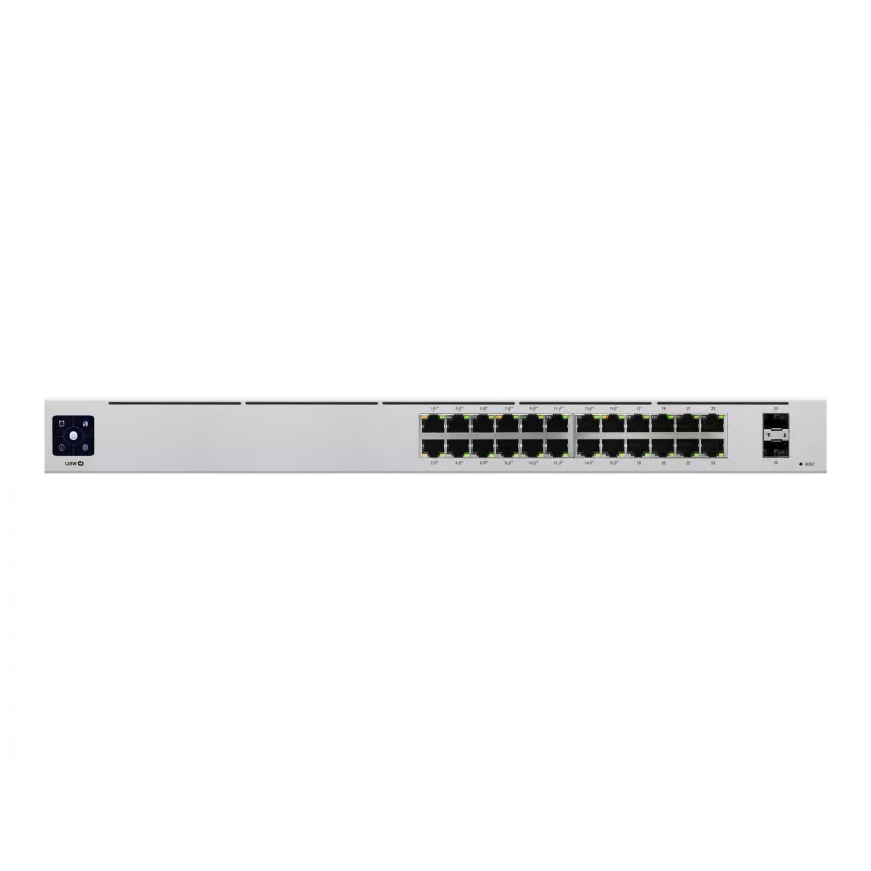 Ubiquiti UniFi 24 portu PoE pārvaldāms L2/L3 Gigabit Ethernet (10/100/1000) Power over Ethernet (PoE) 1U sudraba