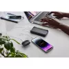Ārējais akumulators INTENSO 7350050 — 20000 mAh, 1× USB-A + 2× USB-C, 100 W kopējā jauda, melns/pelēks