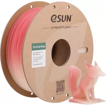 PLA UV 1,75mm Sarkans 1kg ESUN 3D FILAMENT (PLA-UV CC175UV-R1P1)
