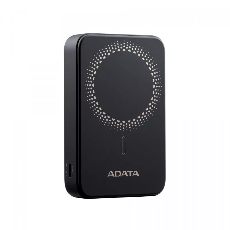 ADATA PR100-12BK ārējais akumulators Litija polimēru (LiPo) 10000 mAh Bezvadu uzlāde Melna
