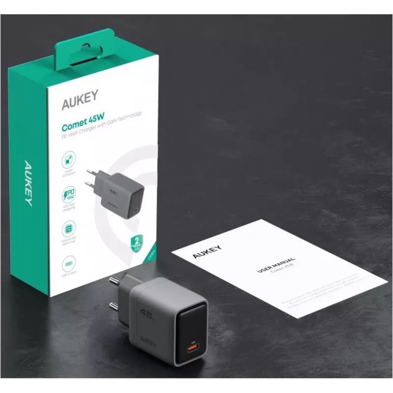 Comet sienas lādētājs 1xUSB-C PD 45W PA-C2