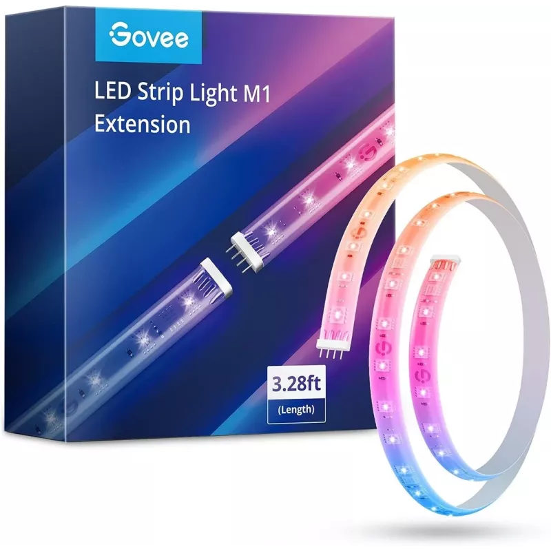 LED sloksnes gaisma Govee H100E RGBIC+ 1 m pagarinājums