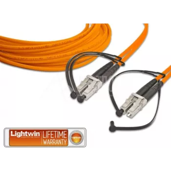 Lightwin LDP-50 LC-LC 2.0 OM2 optiskās šķiedras kabelis 2 m 2x LC oranžs (LDP-50 LC-LC 2.0 OM2)