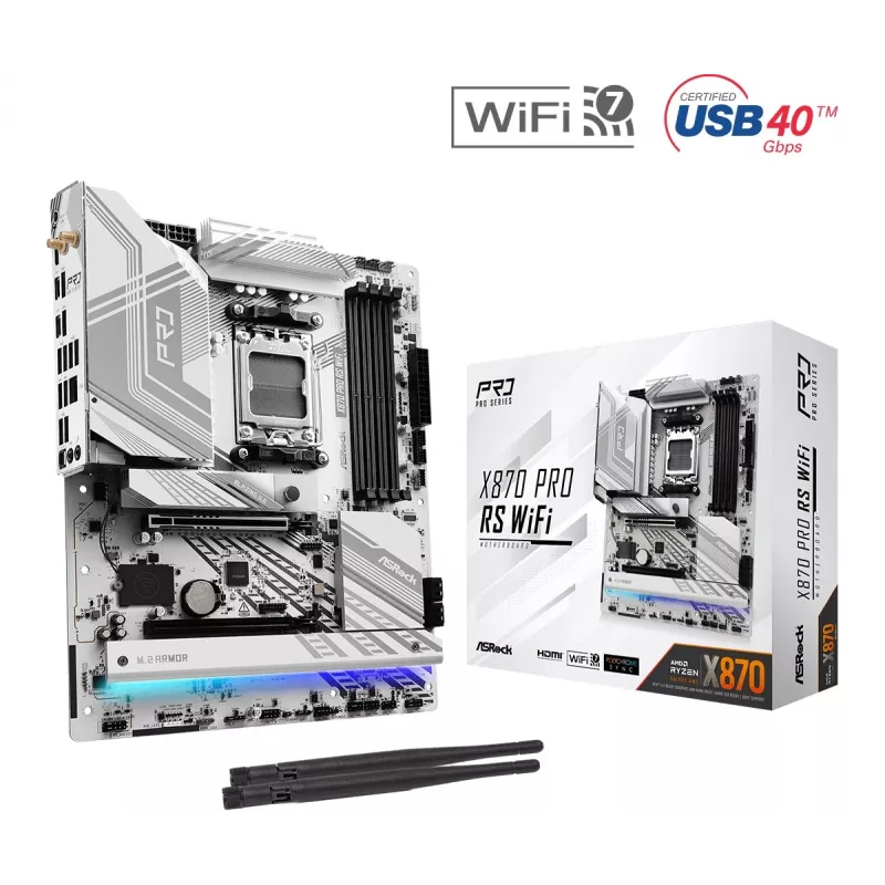 ASRock X870 Pro RS WiFi AM5 ATX mātesplate