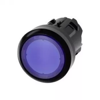 Siemens 3SU10010AB500AA0 elektriskais izpildmehānisms IP66, IP67, IP69, IP69K Melna, Zila
