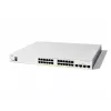 Cisco Catalyst 1200-24FP-4G viedais slēdzis, 24 porti GE, pilns PoE, 4x1GE SFP, ierobežota mūža aizsardzība (C1200-24FP-4G)