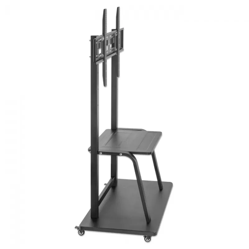 Ratipu statīvs MANHATTAN 1 ekrānam 37–100 collas Melns VESA 200x200–800x600 Maks. 150 kg
