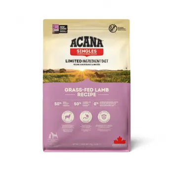 ACANA Singles ar zāli barots jērs - sausā suņu barība - 2 kg