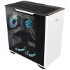 InWin A5 Midi-Tower rūdītais stikls - balts