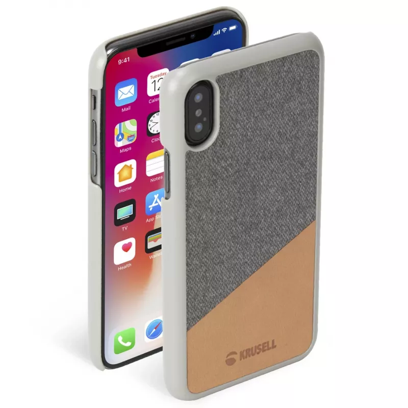 Cover Krusell Tanum iPhone X/XS 14.7 cm (5.8 inch) Beige