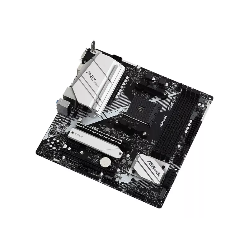 ASRock B550M Pro4 AM4 Micro-ATX galvenes plate