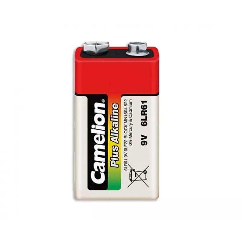 Vienreizlietojamā baterija Camelion 6LR61-SP1 9V sārma