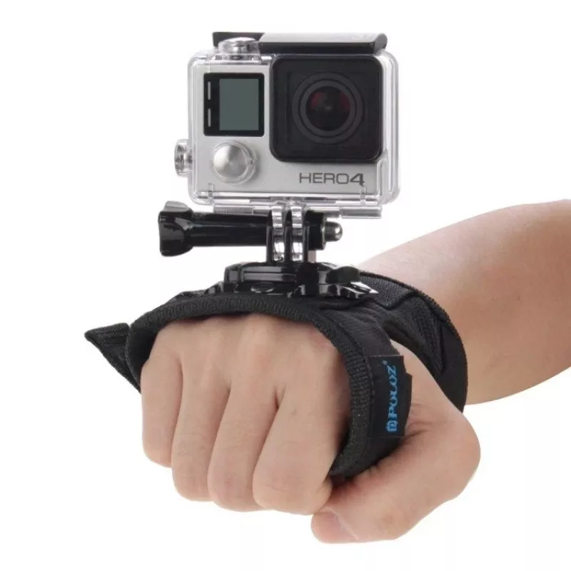 Puluz aproces stiprinājums ar siksnu darbības kamerām ar 360° rotāciju — saderīgs ar GoPro HERO 7/6/5/4/3/2, SJCAM, Xiaomi