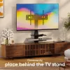 Grīdas TV statīvs ONKRON TS5550-B 32–65 collu (81,3–165,1 cm) ekrāniem, maks. slodze 30 kg, VESA 100x100–600x400, augstums 880–1080 mm, pagriešana ±25°