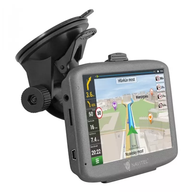 Navitel E501 Navigator 12.7 cm (5 collas) TFT Skārienekrāns Pelēks