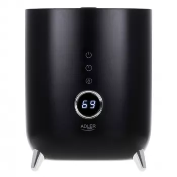 Adler | AD 7972 | Mitrinātājs | 23 W | Ūdens tvertnes tilpums 4 L | Piemērots telpām līdz 35 m² | Ultraskaņas | Mitrināšanas jauda 150-300 ml/h | Melns