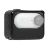 Uzlādes futrāļa silikona pārvalks Insta360 GO 3 no Puluz (melns) - Aizsargājošs uzlādes futrālis