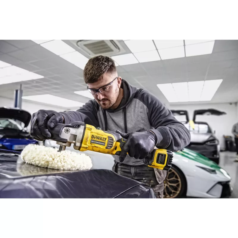 DeWalt DCM849N-XJ 18V bezvada rotācijas pulētājs, 180 mm
