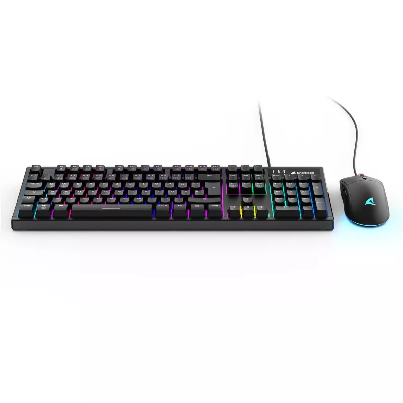 Spēļu tastatūras un peles komplekts Sharkoon SKILLER SGB15 Combo DE ar vācu izkārtojumu
