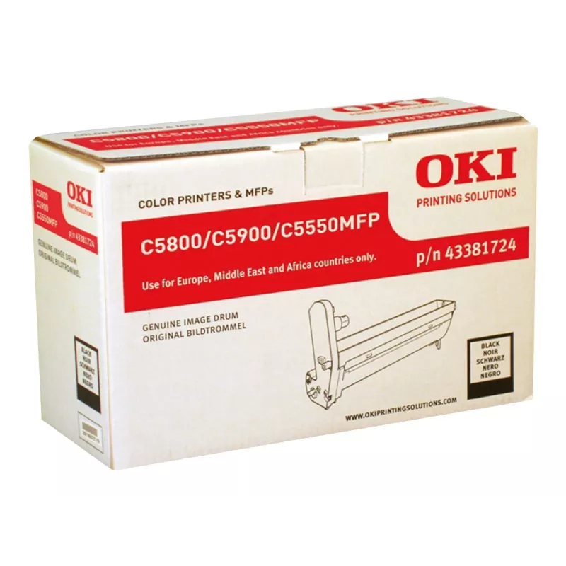 OKI attēla cilindrs melns priekš C5800 C5900 C5550MFP 20000 lapu