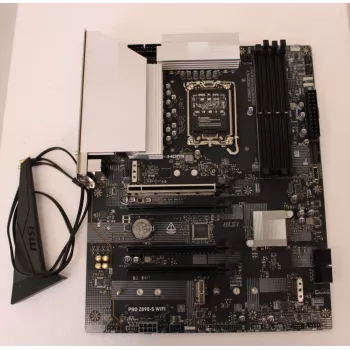Mātesplate MSI PRO Z890-S WIFISO — atjaunota, lietota, bez piederumiem, iekļauts tikai aizmugures panelis