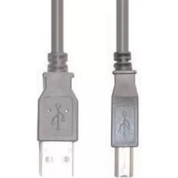 USB kabelis e+p CC 502 USB 2.0 1,5 m USB A USB B pelēks