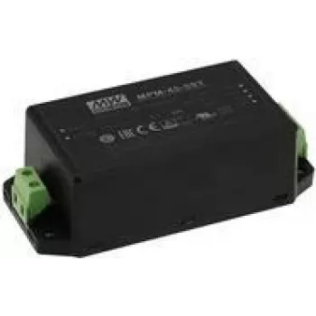 Strāvas adapteris MEAN WELL MPM-45-12ST, iekštelpu, 45 W, ieeja 80–264 V, melns, izeja 12 V