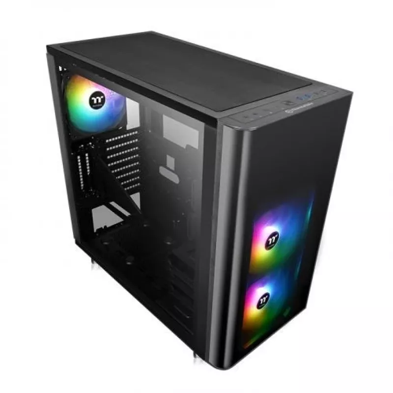 Thermaltake View 31 TG - ARGB Edition - MIDI tornis - ATX - bez barošanas bloka (PS/2) - Melns - USB/Audio