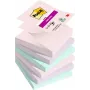3M R330-6SS-SOUL līmlapiņas kvadrātveida Zaļas - Rozā - Violetas 90 lapas (R330-6SS-SOUL)