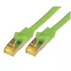 Tīkla kabelis M-Cab 3m RJ-45 Cat7 zaļš S/FTP