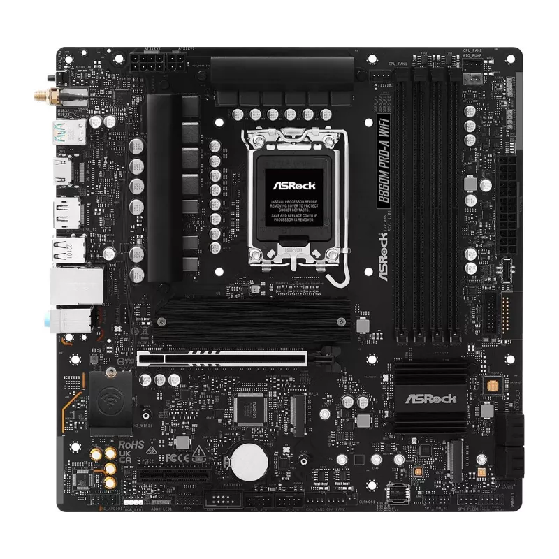 ASRock B860M Pro-A WiFi Micro-ATX mātesplate