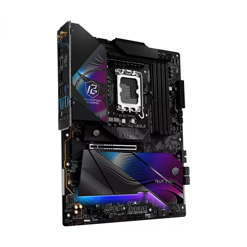 Mātesplate ASRock Z890 Riptide WiFi — Intel Z890, LGA1851, ATX, DDR5, 4 DIMM, Wi-Fi 7, 2,5Gb LAN, Thunderbolt 4