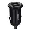 Baseus Gain Pro Universal Auto lādētājs Melns — 2× USB 2.0, 2.4 A katrā portā, Ieeja 12–24 V, 5 V izeja