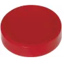 Maul magnēts (Ø x A) 30 mm x 8,4 mm apaļš sarkans 10 gab. 6172325 (6172325)