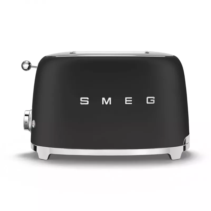 Toaster Smeg 50's Style TSF01BLMEU 2 šķēles melns nerūsējošais tērauds