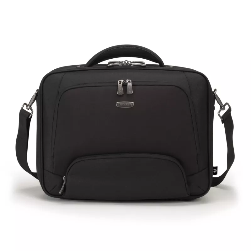Portfelis DICOTA Eco Multi PRO 11-14.1 collas, melns, pārnēsāšanas rokturis, pleca siksna