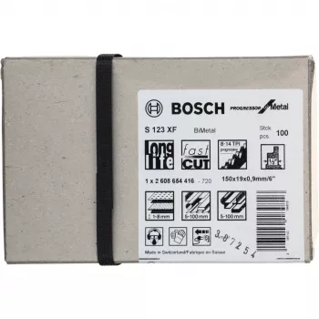 Sabre saw blade Bosch S 123 XF Progressor for Metal