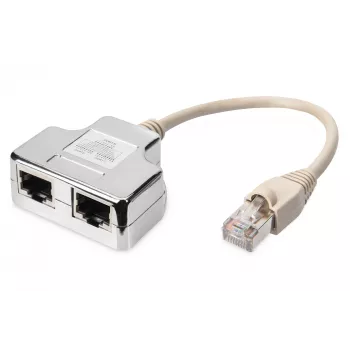 Patch kabeļa adapteris Digitus CAT 5e ekranēts 1:1