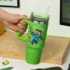 Paladone Minecraft zaļā 900ml izolētā krūze ar salmiņu