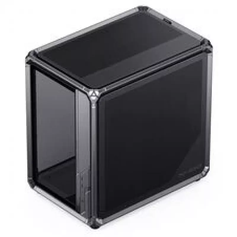 Jonsbo X400 Pro ATX Midi-Tower datora korpuss ar rūdīta stikla sānu paneli, pelēks