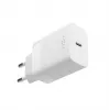 USB-C ceļojumu lādētājs FIXED FIXC30N-C-WH — 30 W kompakts USB-C strāvas adapteris, vienas pieslēgvietas ātrā uzlāde