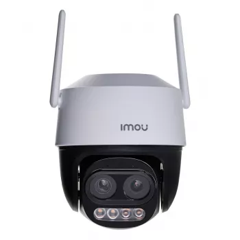 IP novērošanas kamera IMOU Cruiser Z Turret — 5 MP, 2,8 mm, 12 V līdzstrāva, Wi‑Fi & Ethernet, IP66, panoramēšana 355°, slīpums 90°