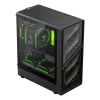 Gamemax korpuss | AERIS 330 MB | Melns | Mini tornis | Barošanas bloks nav iekļauts