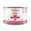 Mitrā kaķu barība Calibra Life Adult Beef 200 g paciņa — pilnvērtīga mitrā barība pieaugušiem kaķiem, 78% mitruma, 9,5% olbaltumvielu