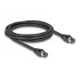 DeLOCK RJ45 tīkla kabelis Cat.8.1 S/FTP 2m 40Gbps Melns